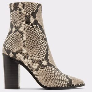 Aldo Faux Snakeskin Boots